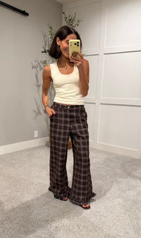 The Hazel Plaid Pants