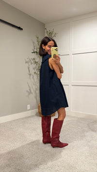 Bella Dress | Navy