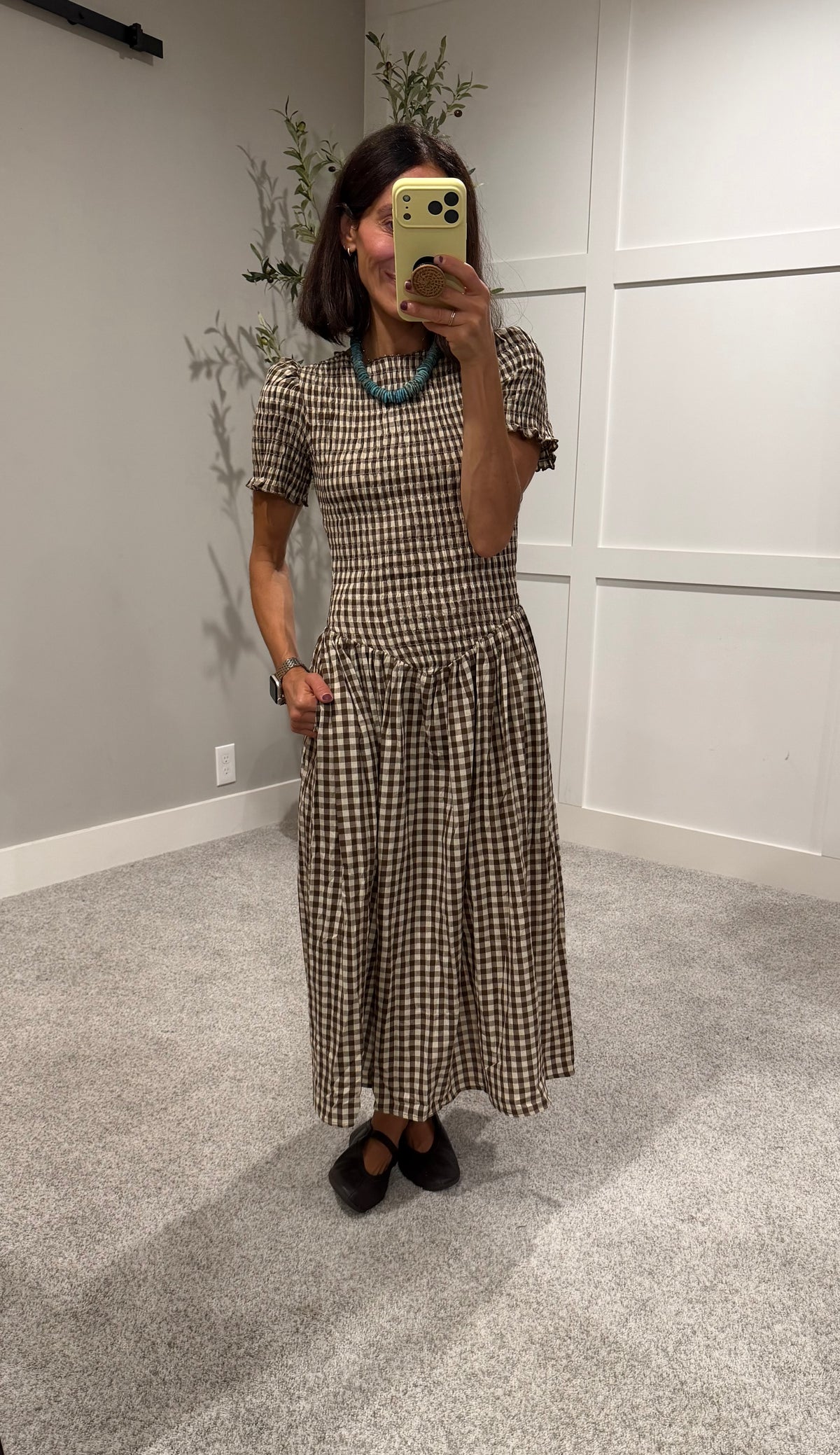 Bianca Gingham Dress