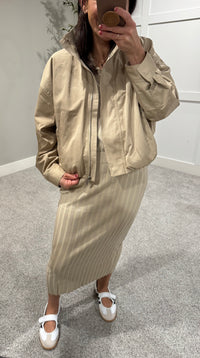 The New York Mock Neck Jacket