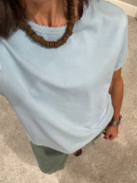 Stella Tee | Dusty Blue