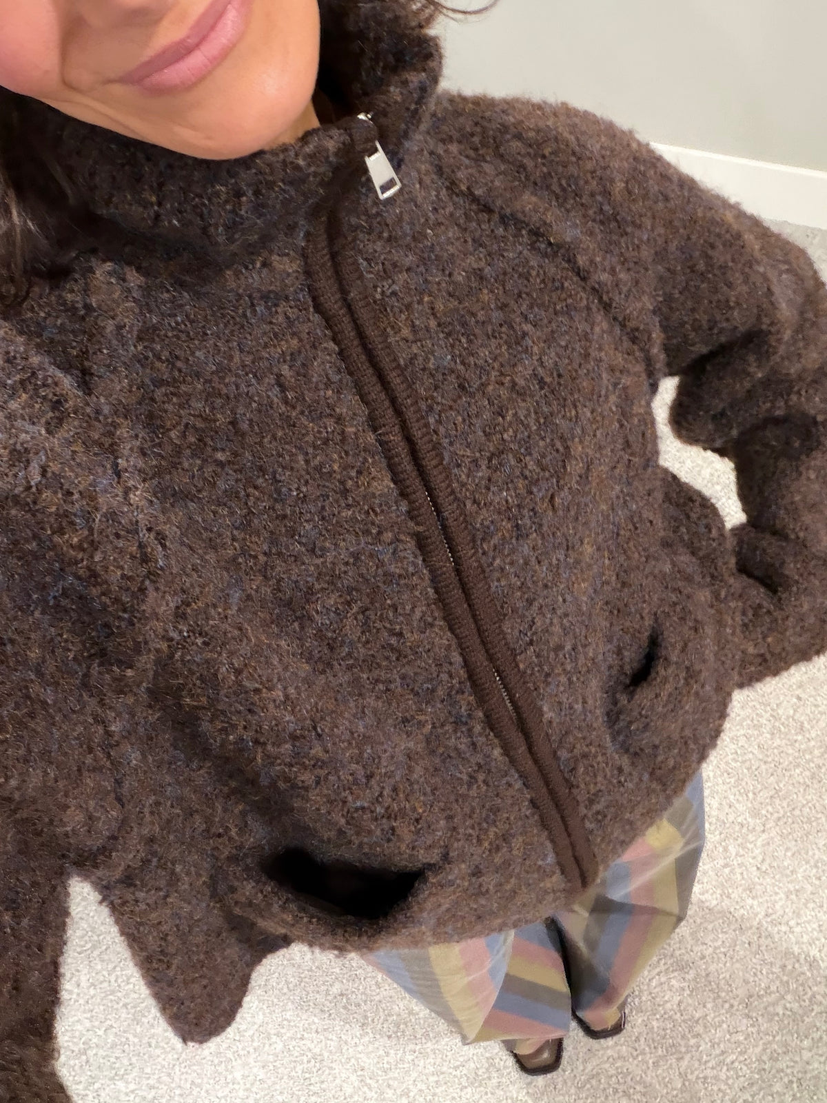 The Aspen Zip-Up | Dark Brown