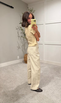 Elevated Essential Top | Butter Cream