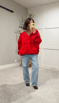 Anorak Jacket | Red
