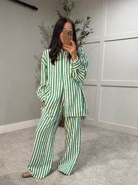 Hamptons Set | Green Stripe