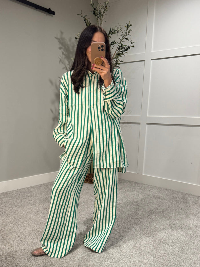 Hamptons Set | Green Stripe