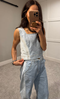 Willa Denim Top