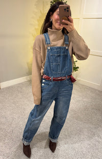 Sammy Relaxed Fit Overalls | Denim