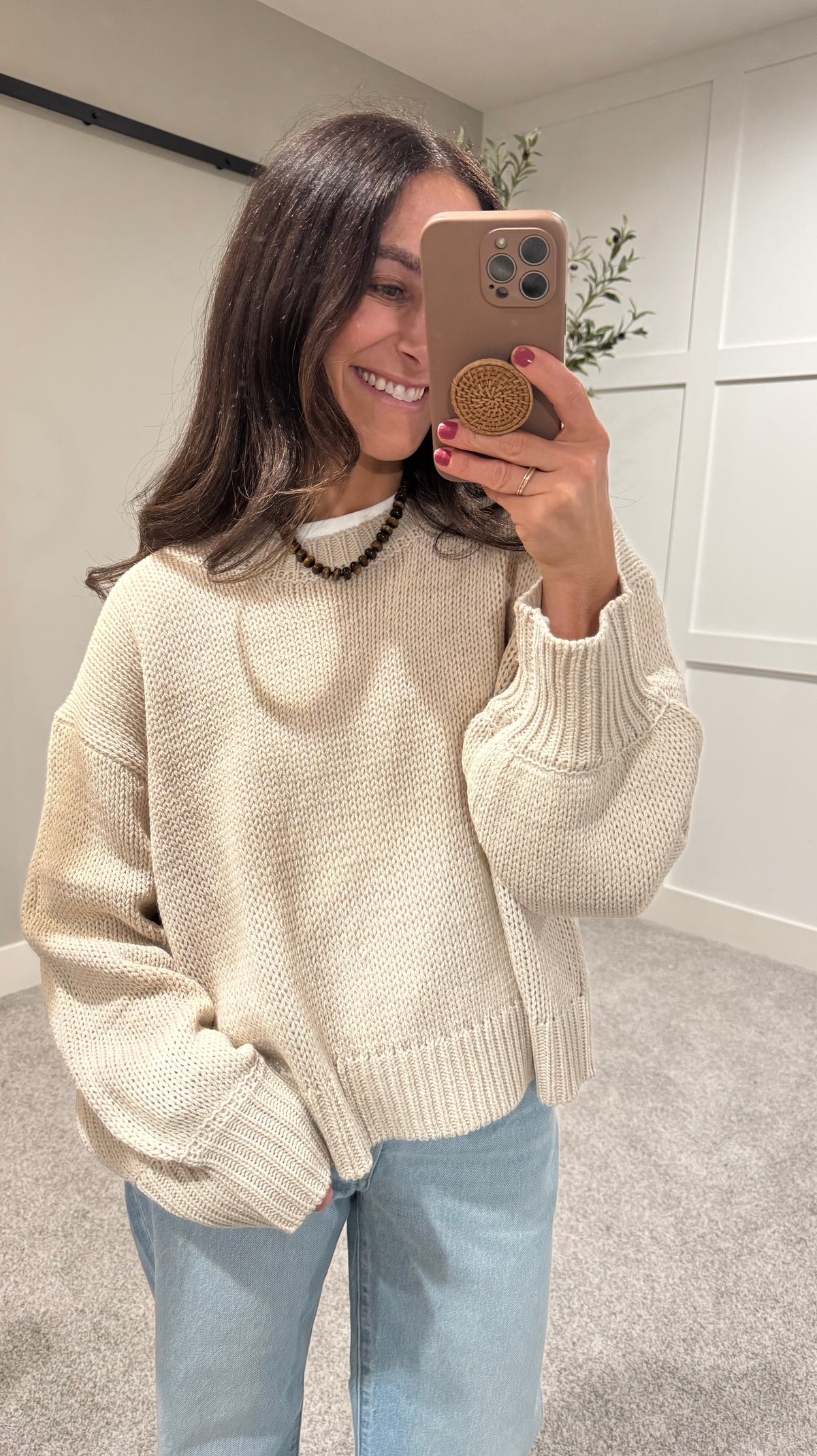 Beach Sweater | Stone