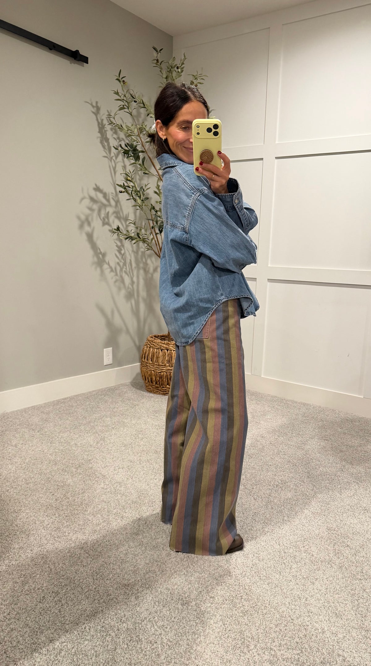 The Denim Button Up Top