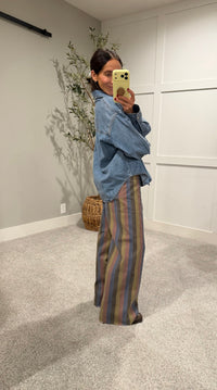The Denim Button Up Top