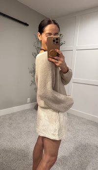 Eze Cardigan Sweater | Cream