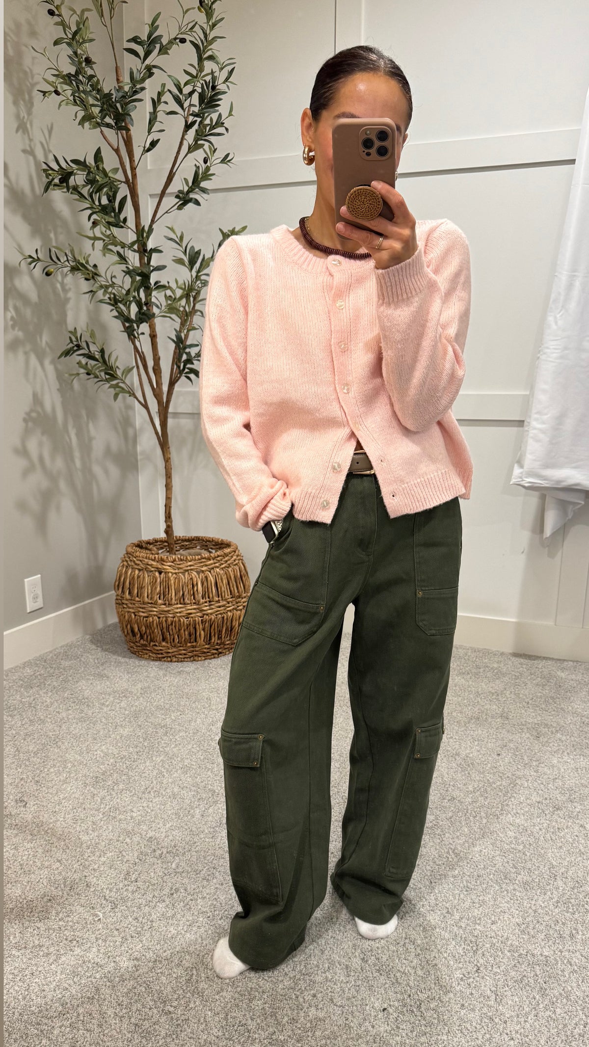 Khloe Cardigan | Baby Pink