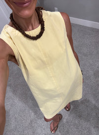 Dixie Dress | Butter Yellow