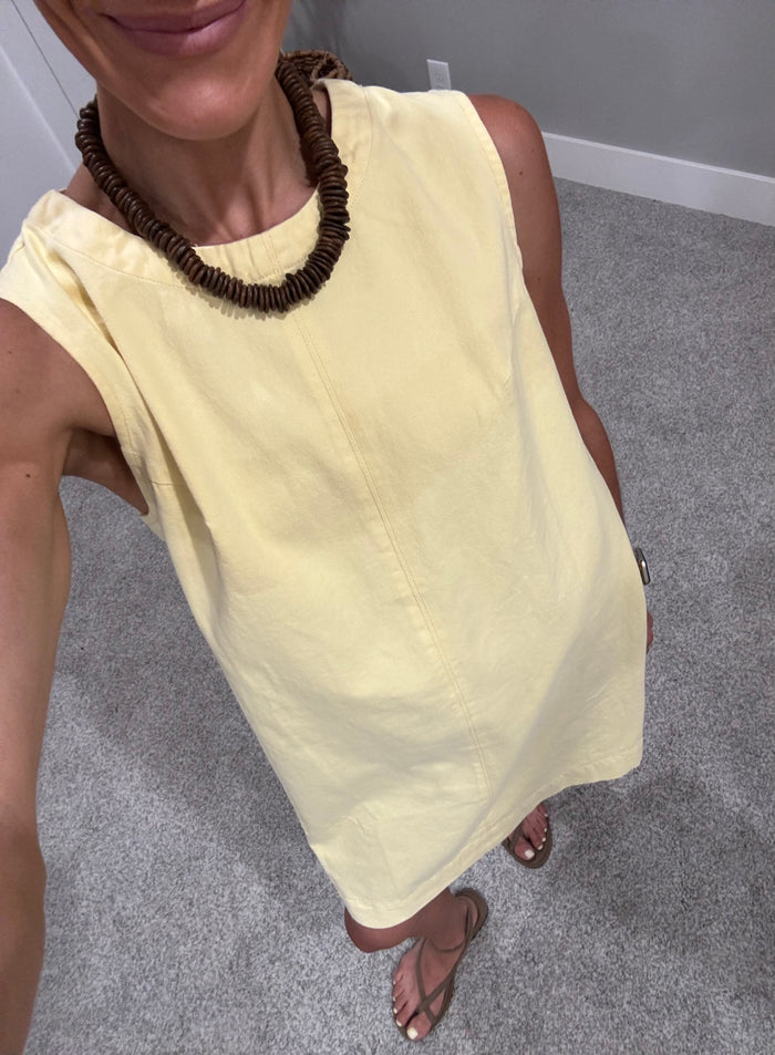 Dixie Dress | Butter Yellow