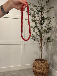 Red Velvet Gemstone Necklace