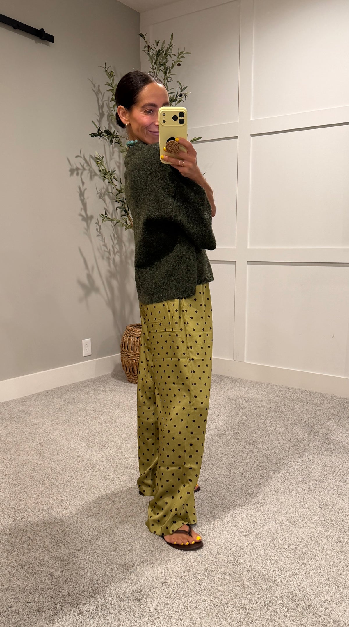 Rue Sweater Top | Olive