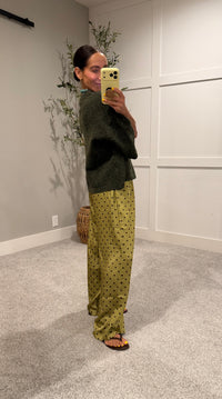 Rue Sweater Top | Olive