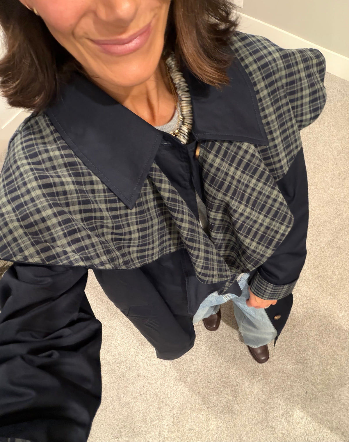 The Madeline Trench Coat | Navy