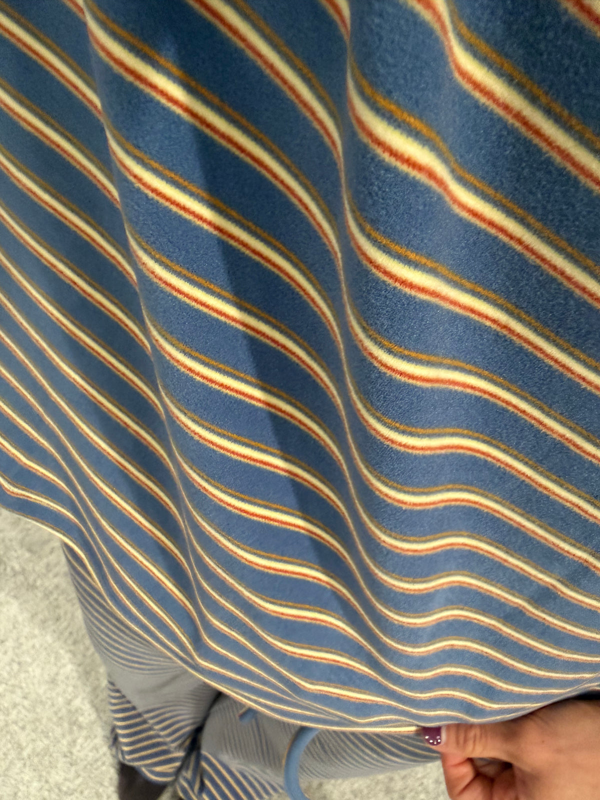Junie Striped Set | Dusty Blue