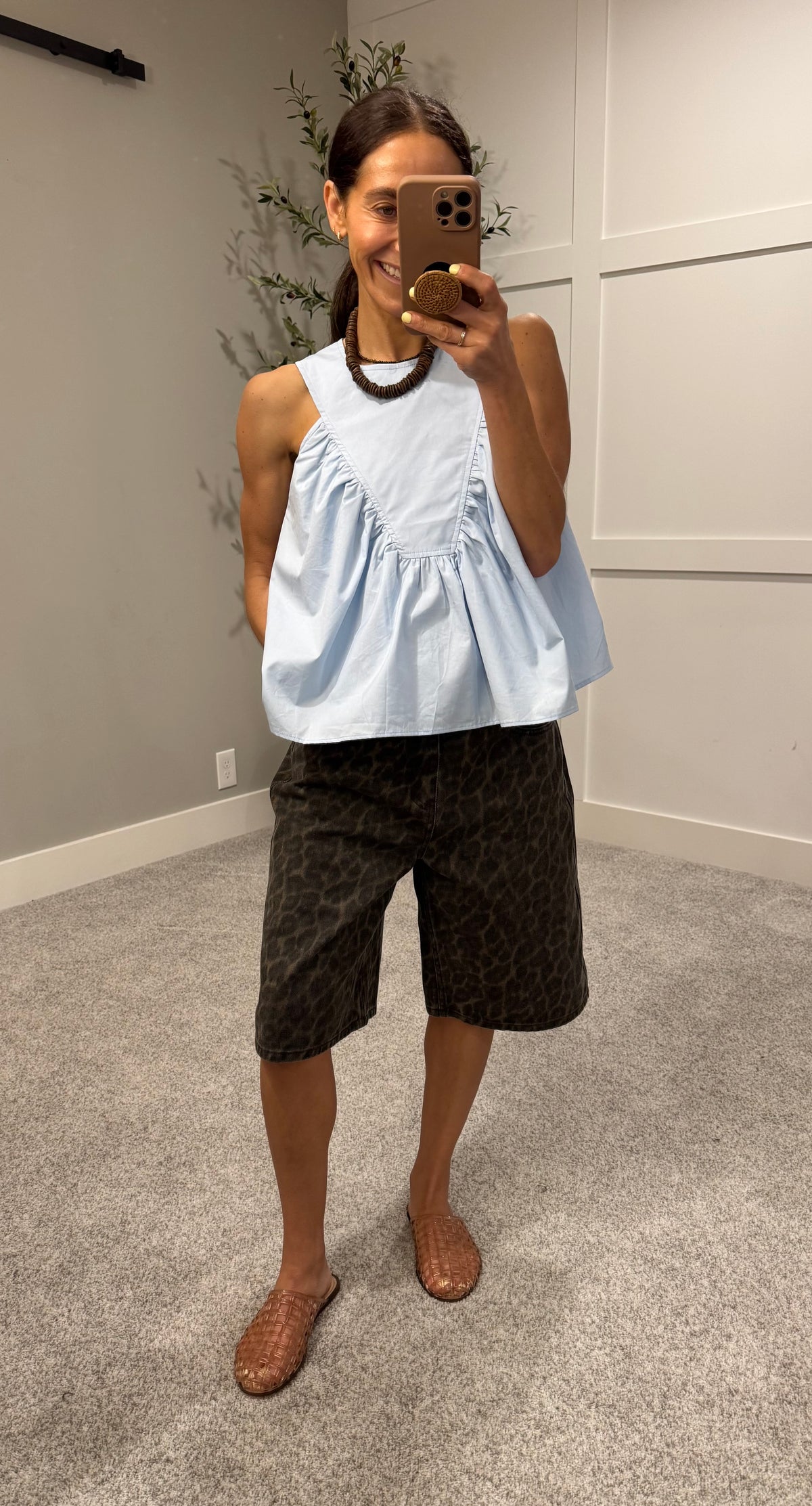 Gail Top | Light Blue