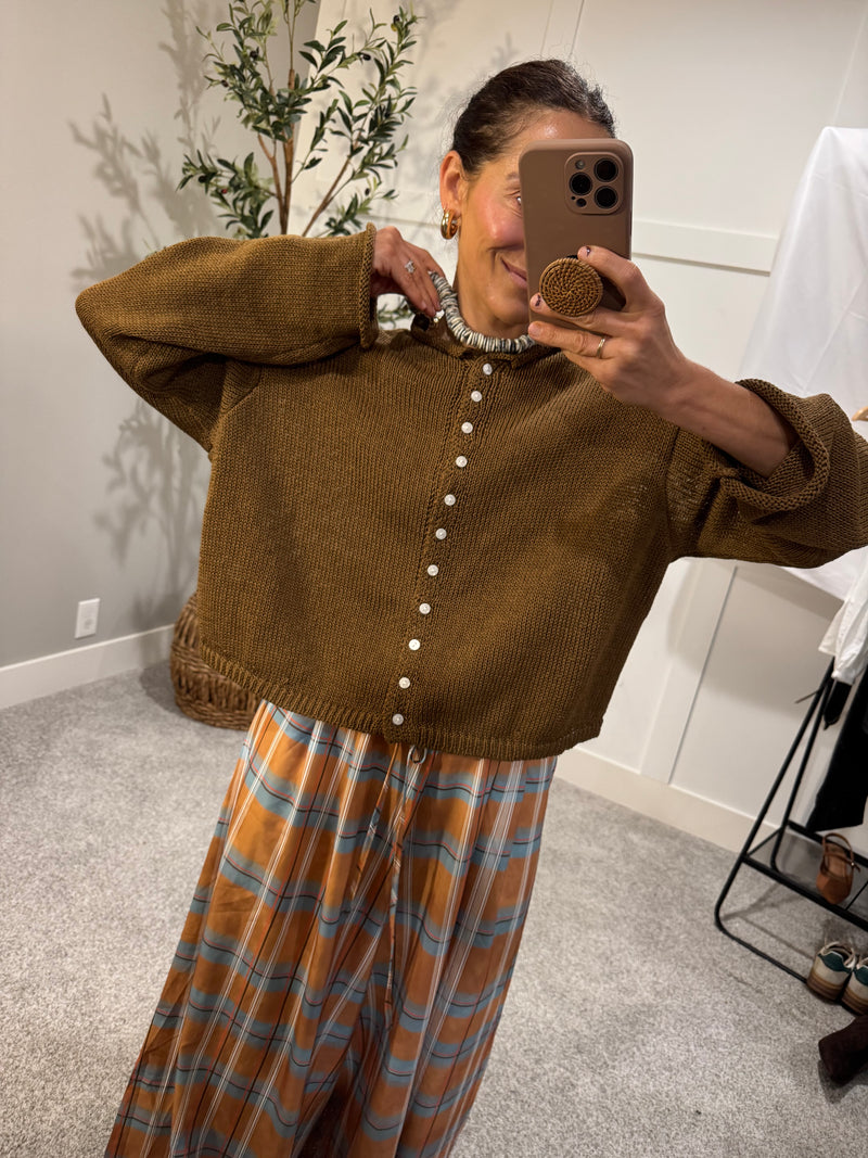 Aya Cardigan | Chestnut