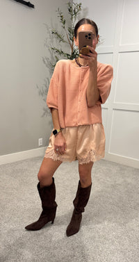 Mel Cardigan | Peach