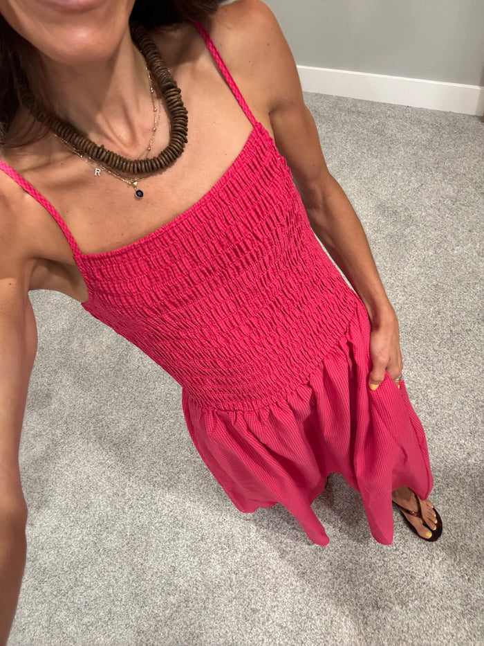 Raya Dress | Fuscia