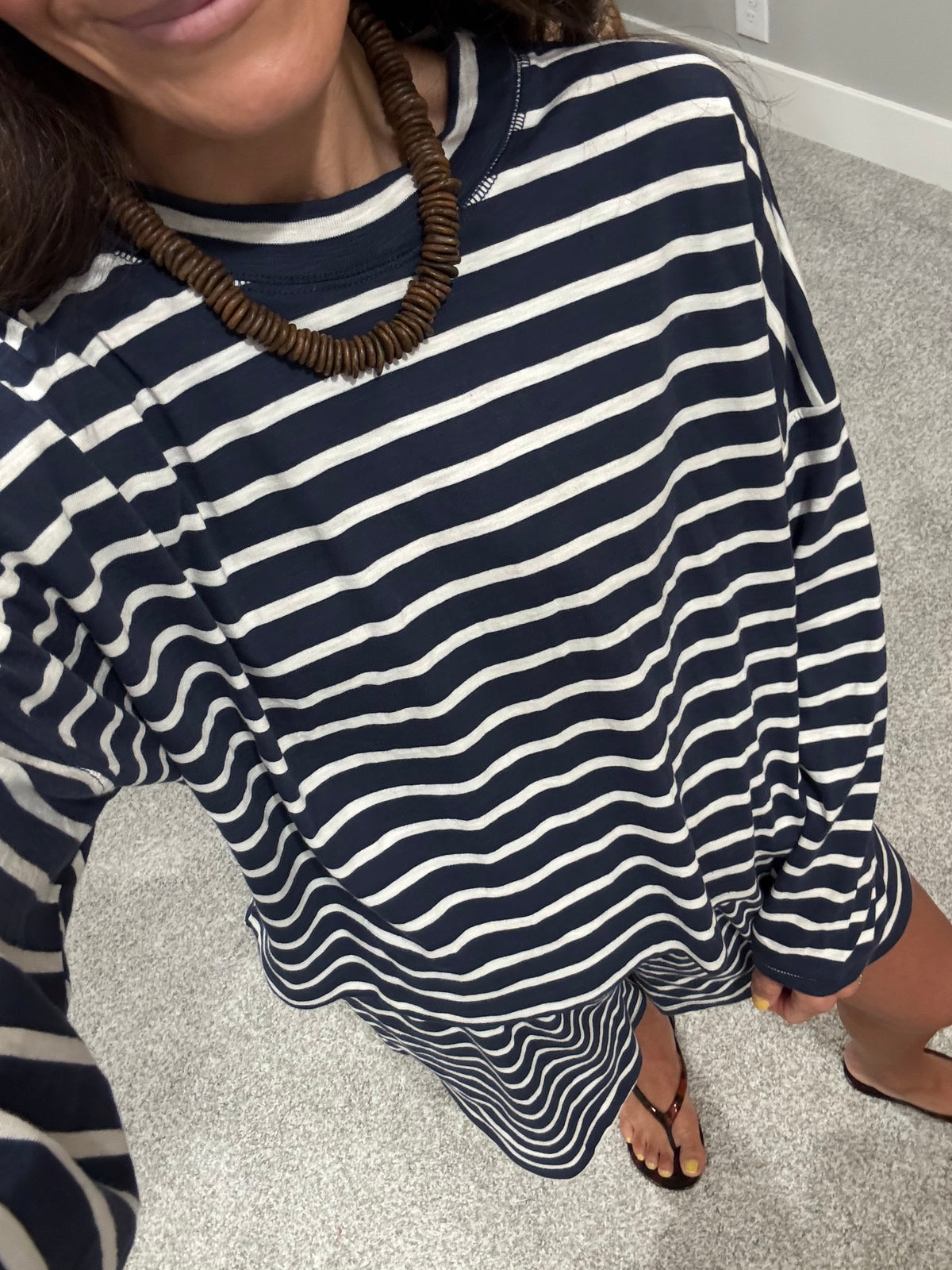 Summer Nights Striped Set | Navy