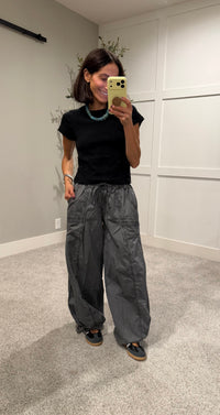 Graphite Cargo Pants