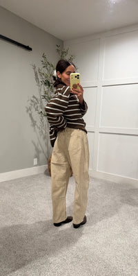 Vintage Barrel Denim |  Beige
