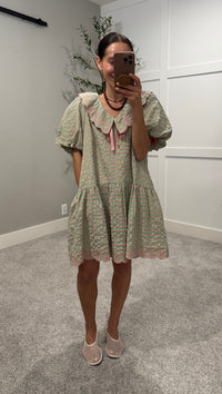 Sadie Dress | Pink Emerald