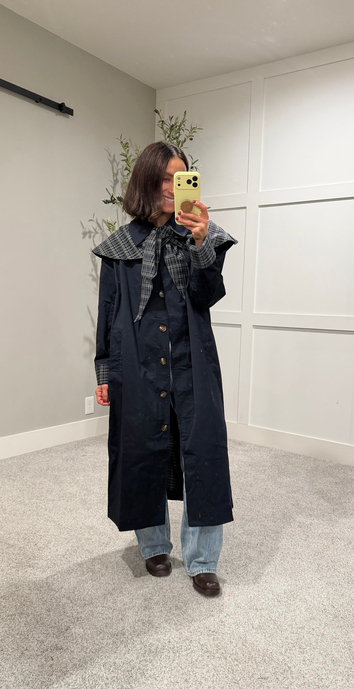 The Madeline Trench Coat | Navy