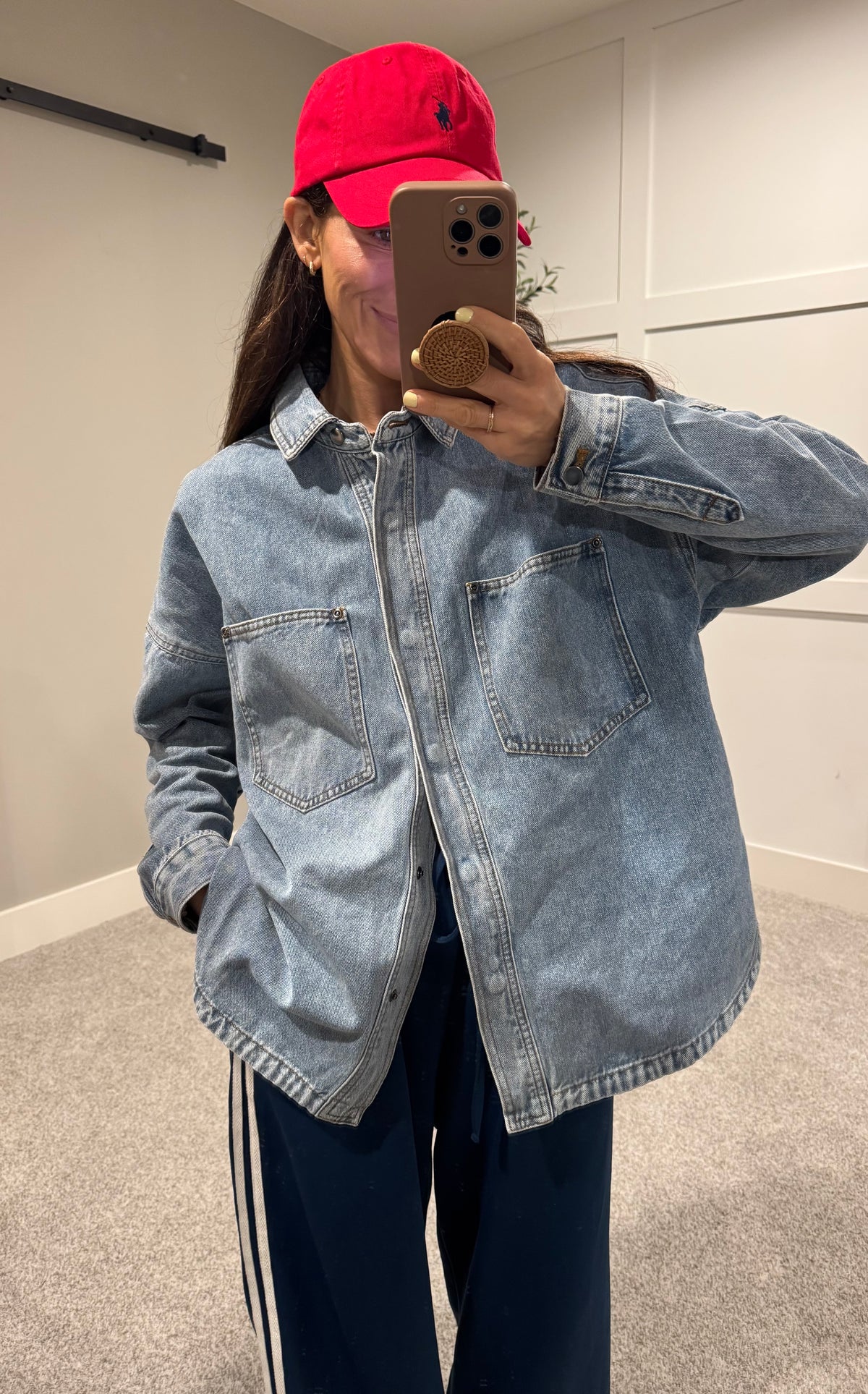 The Denim Shacket Shirt