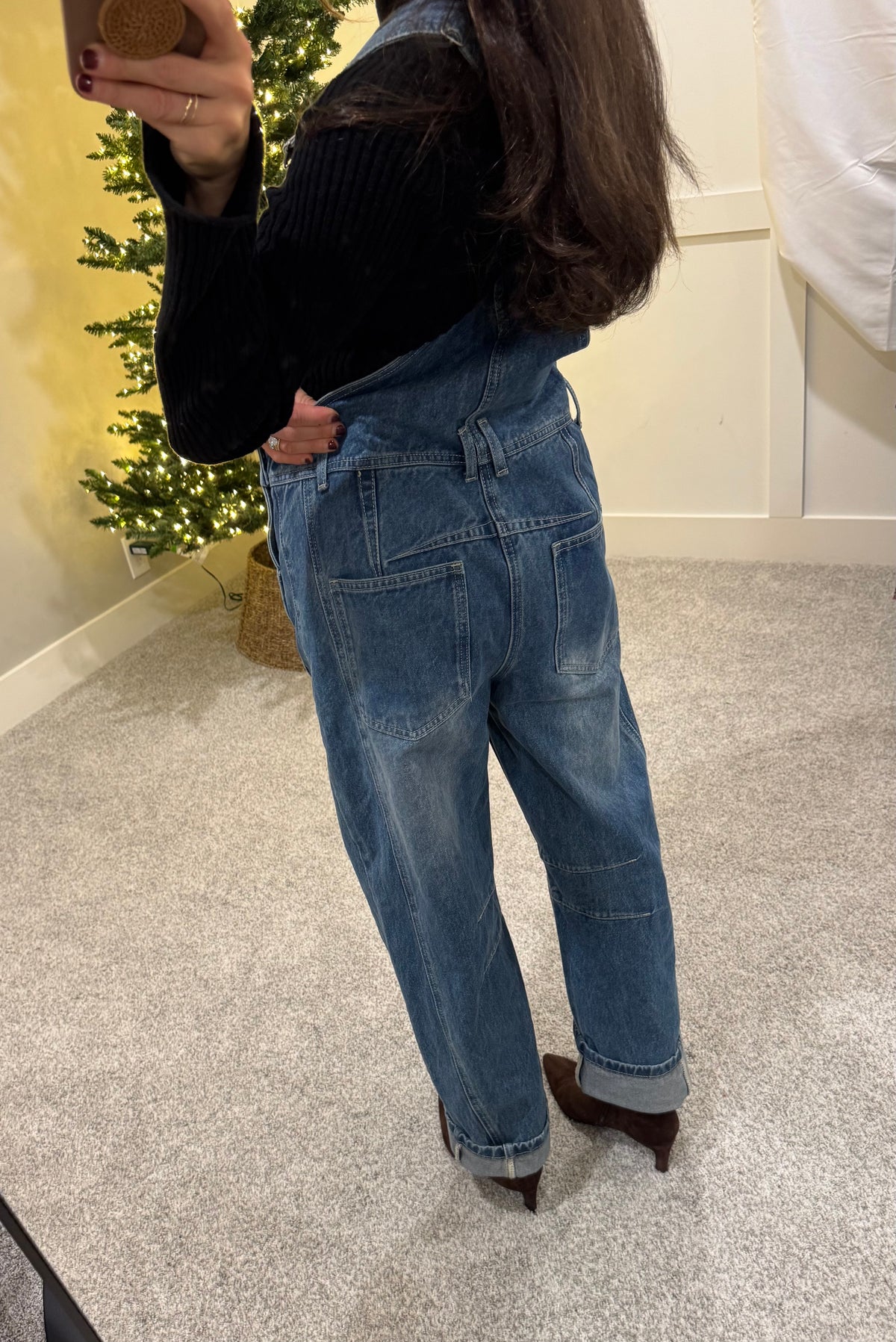 Sammy Relaxed Fit Overalls | Denim