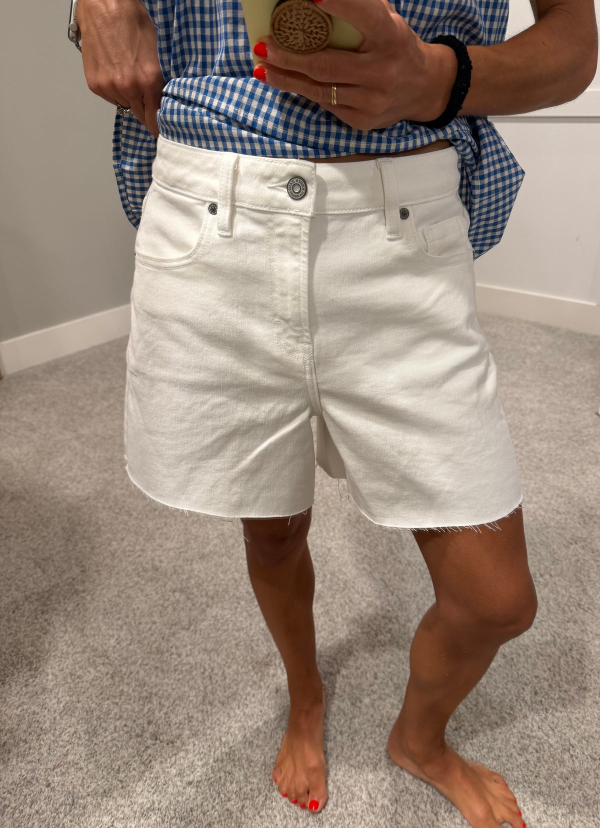 Nellie White Shorts