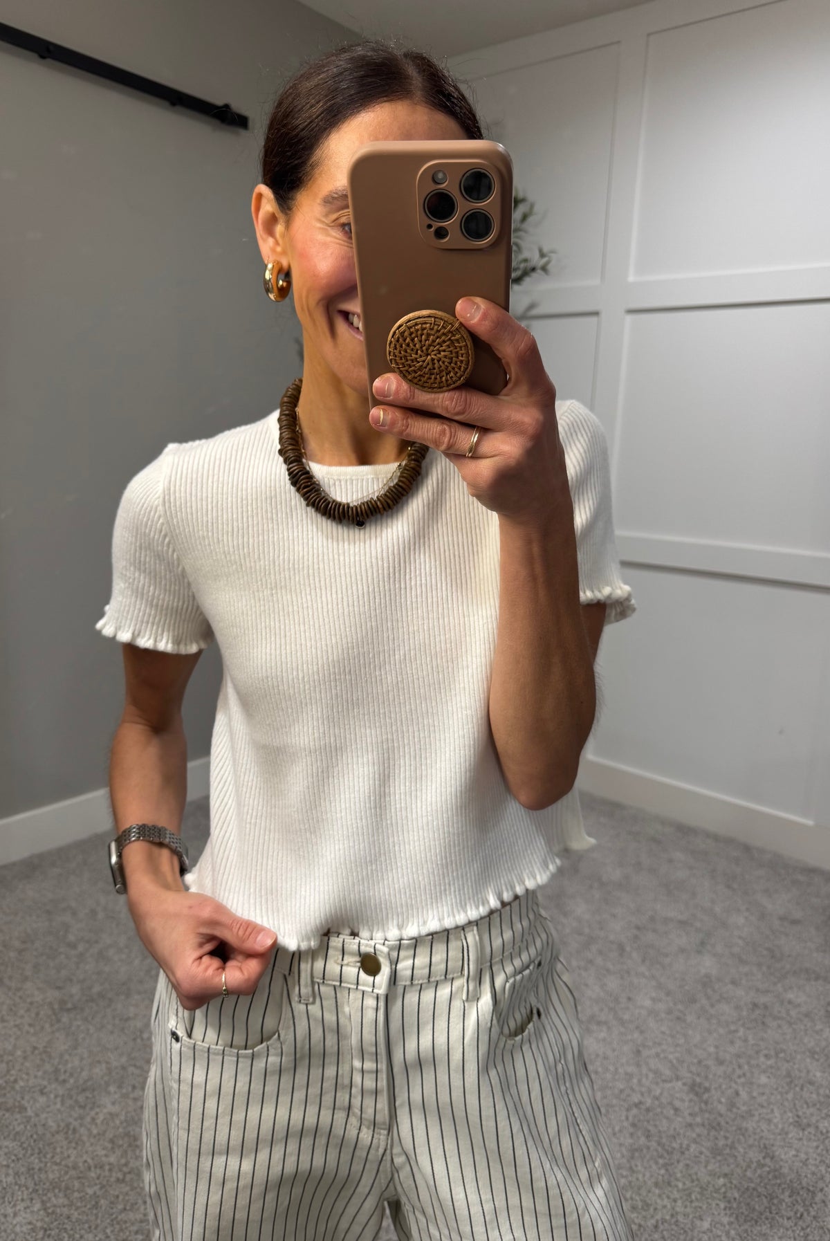 Elevated Essential Top | Cream