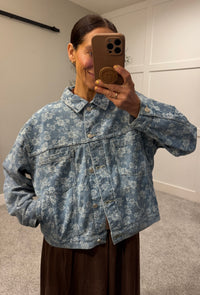 Penelope Floral Denim Jacket