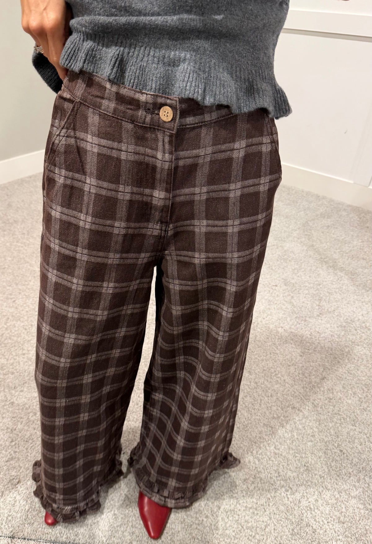 The Hazel Plaid Pants
