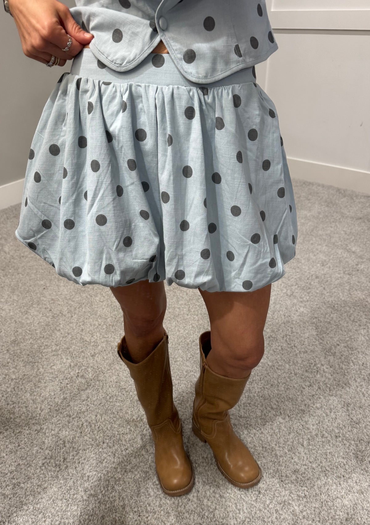 Dusty Polka Set | Blue