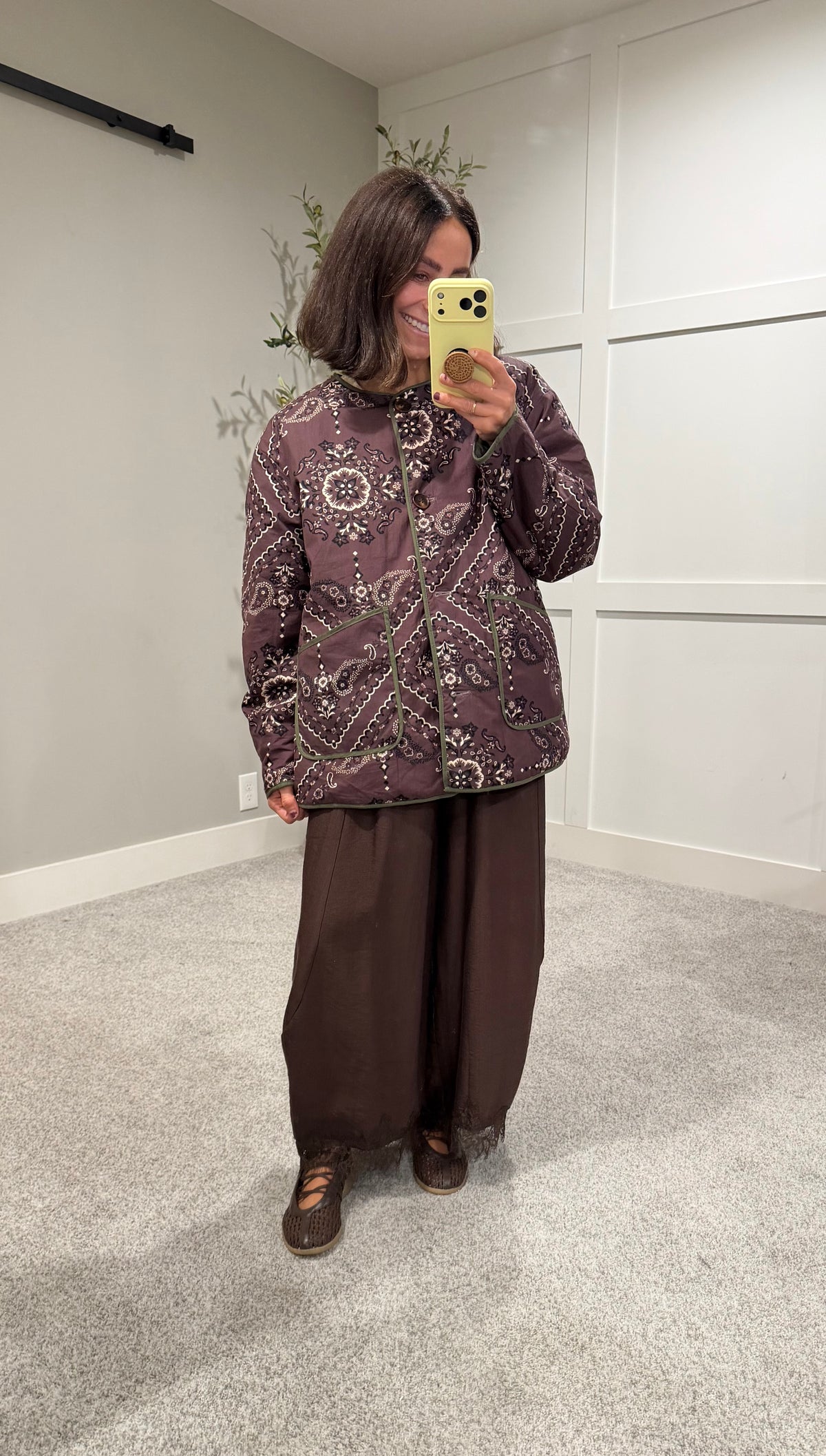The Willow Reversible Paisley Jacket