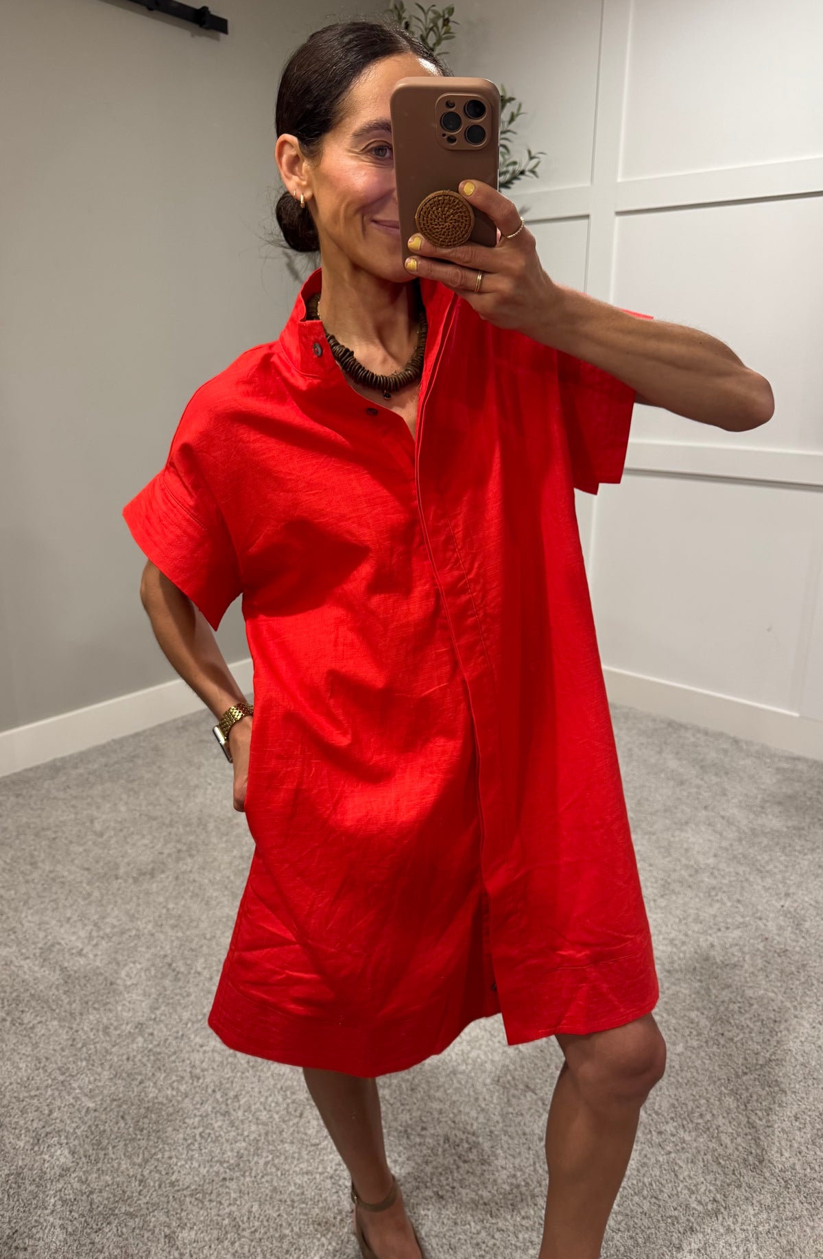 Anthro Dress | Red