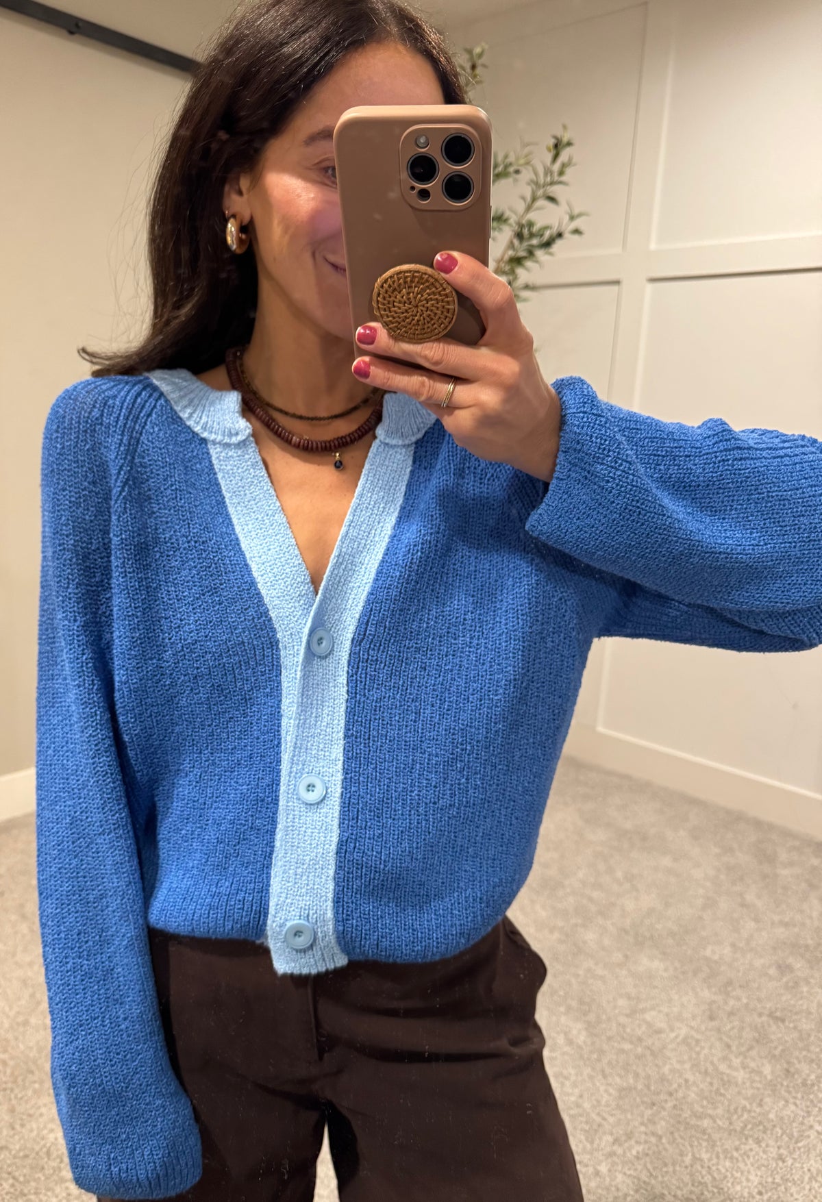Eze Cardigan Sweater | Blue