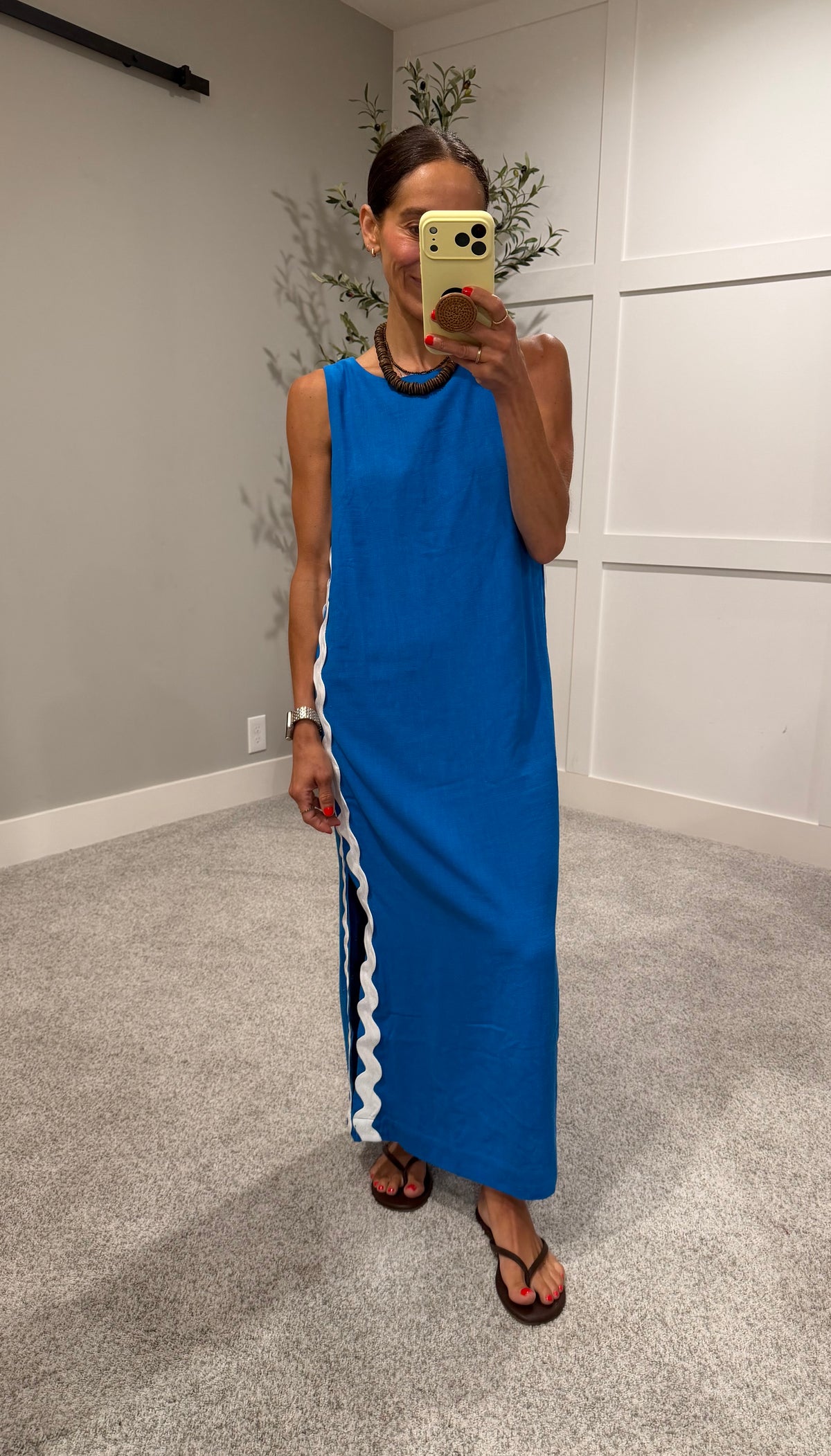 Caribbean Dress | French Blue