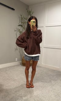 Peekaboo Sweatshirt | Brown