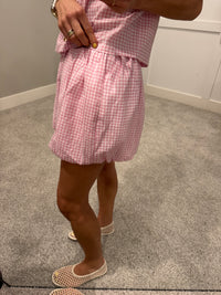 Fay Bubble Hem Shorts | Pink
