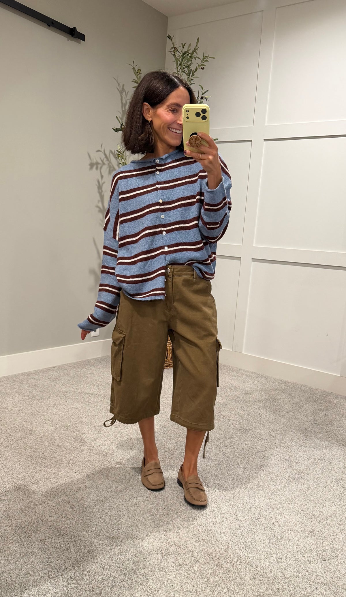 The Scout Olive Green/Brown Cargo Shorts