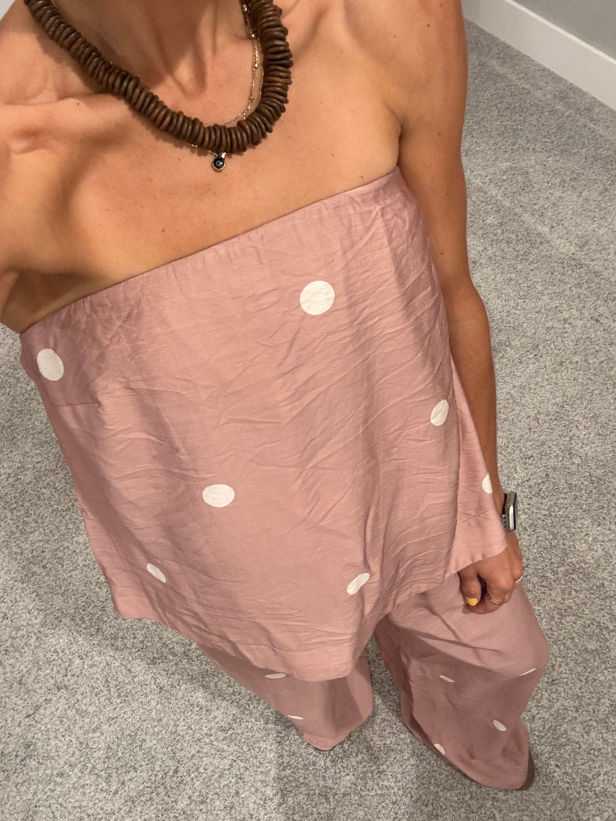Sia Polka Dot Set | Mocha
