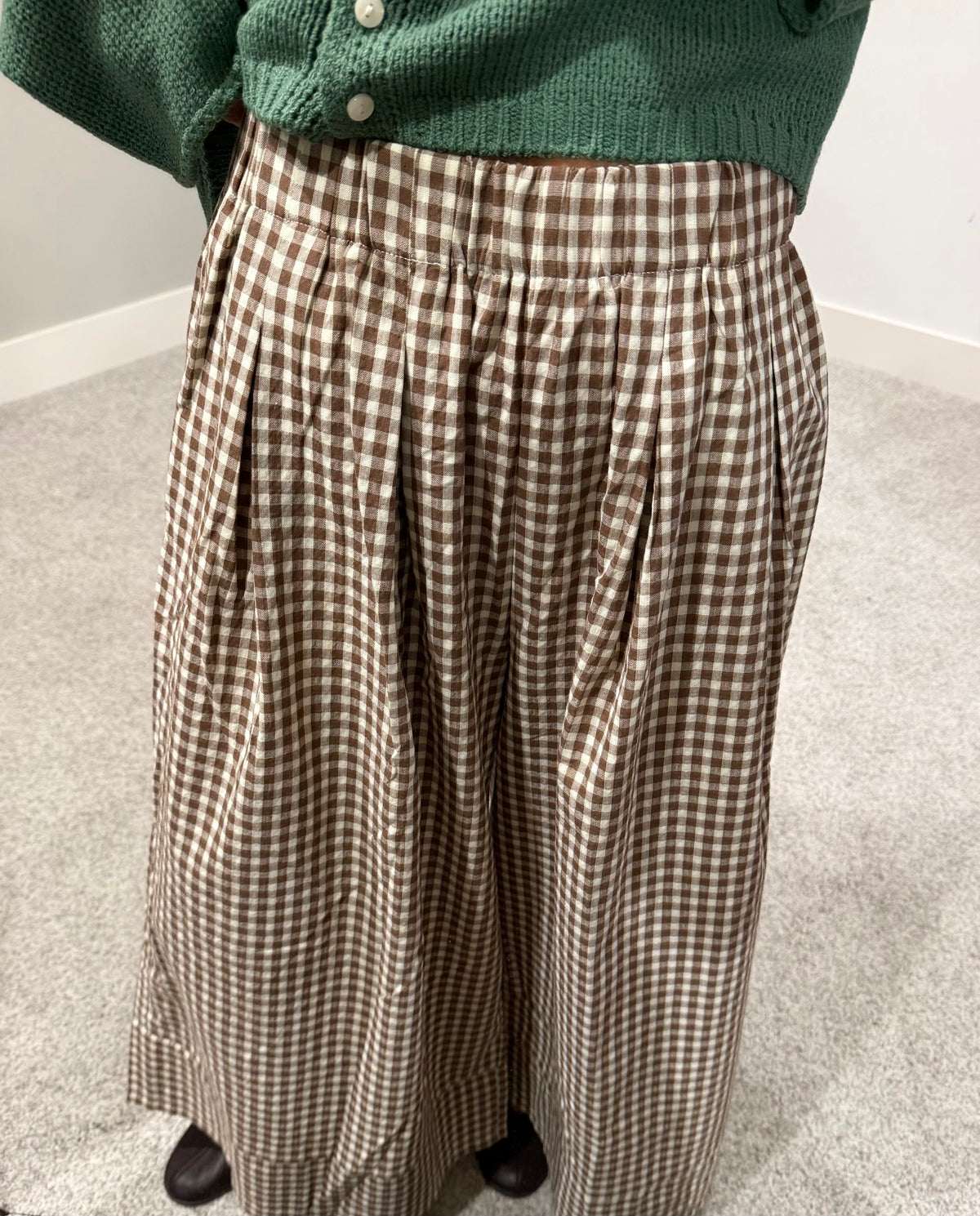 Culotte Pants | Mocha/Cream