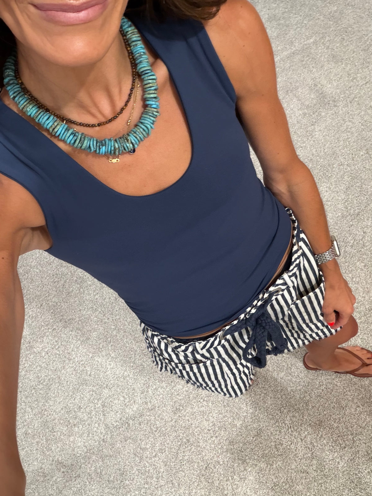 Essential Tank Top | Navy